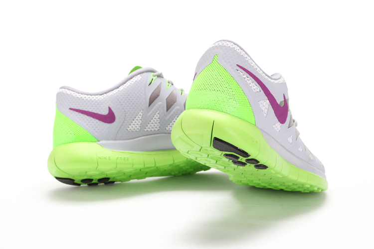 nouvelles femmes Nike Free 5.0 en plus vert gris violet (4)